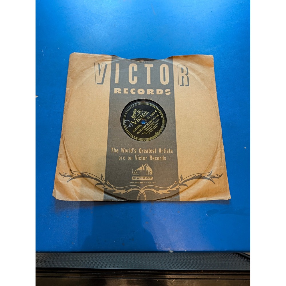 Fats Waller Swingin Them Jingle Bells Youre Gonna Be Sorry Victor 78 RPM 20-1602